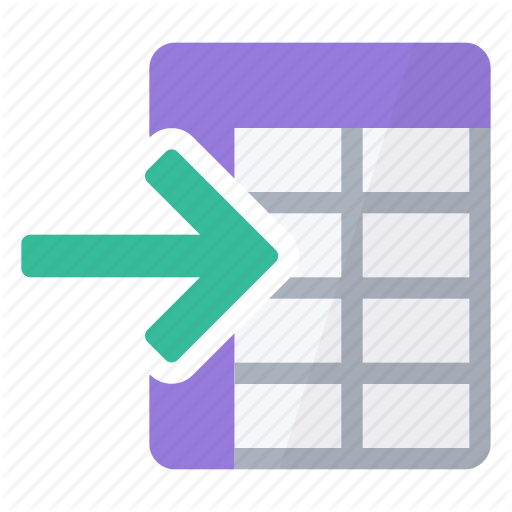 512x512 Data, Datasheet, Existing, Import, Information, Sheet Icon