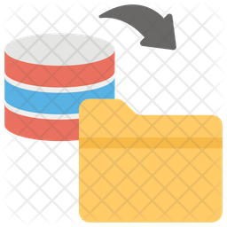 256x256 Import Data Icon Of Flat Style