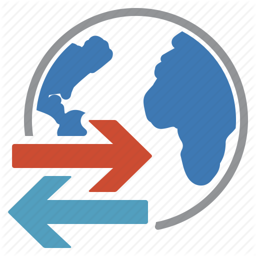 512x512 Earth, Export, Import, World Icon