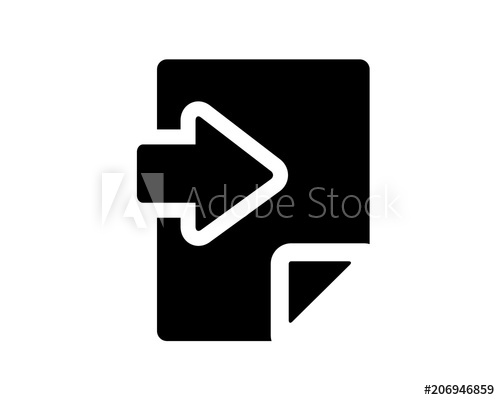 500x400 Import Icon Design Illustration,glyph Style Design, Designed