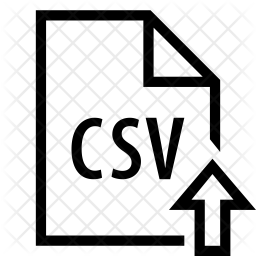 256x256 Import Csv Icon Of Line Style