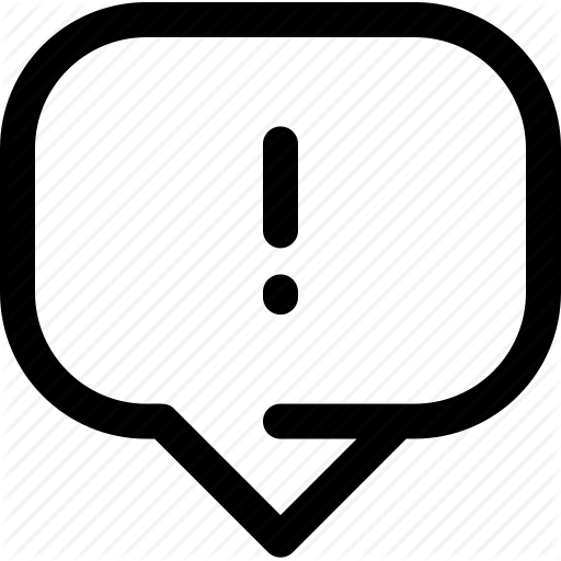 512x512 Bubble, Caution, Chat, Important, Information, Message Icon