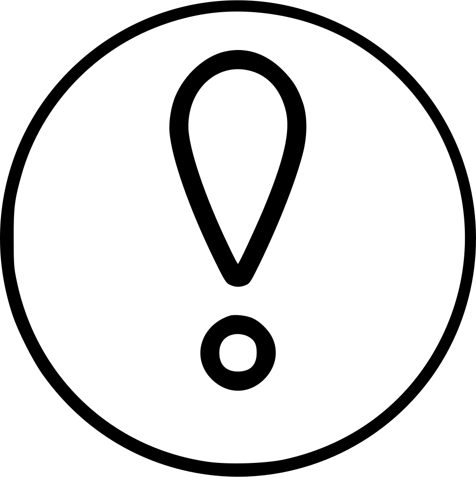980x982 Alert Attention Circle Error Exclamation Important Png Icon