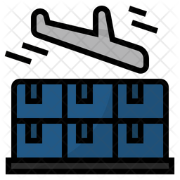 256x256 Import Icon Of Colored Outline Style