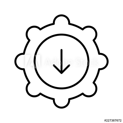 500x500 Importer Automatic Settings Software Vector Icon