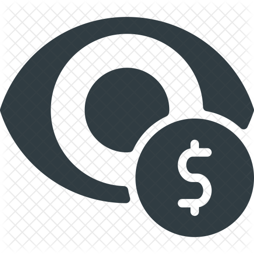 512x512 Cost Per Impression Icon Of Glyph Style