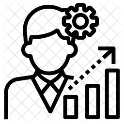 256x256 Improve Skill Icon Of Line Style