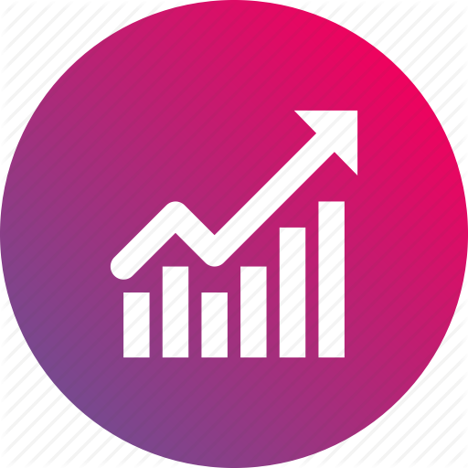 512x512 Chart, Gain, Gradient, Improvement, Increase, Performance, Rise Icon