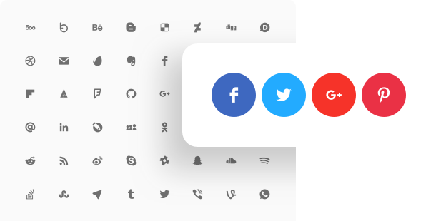 610x310 Add Custom Social Media Icons Widget To Website