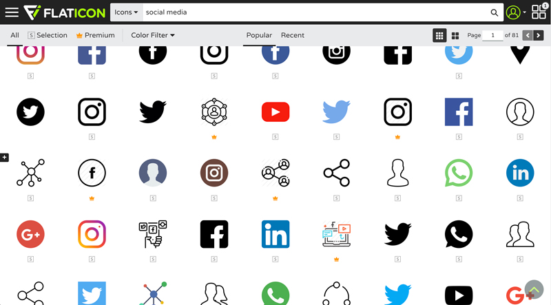 800x443 Social Media Icons Free Downloads And Design Tips