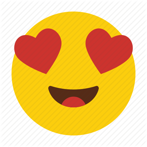 512x512 Emoji, Emoticon, Eyes, Happy, Heart, In, Love Icon