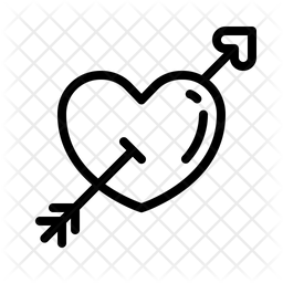 256x256 Fall In Love Icon Of Line Style