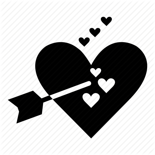 512x512 Arrow, Cupid, Fall In Love, Heart, Romance, True Love Icon