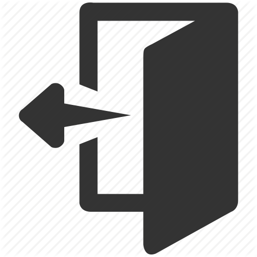 512x512 Checkout, Departed, Get Out, Go Out, Logout, Outside, Sign Out Icon