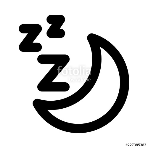 Inactive Sleep Night Moon Vector Icon Stock Image And Royalty 500x500 Inactive Sleep Night Moon Vector Icon Stock Image And Royalty