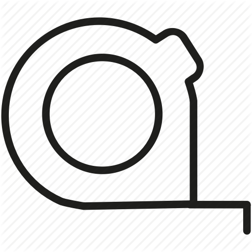 512x512 Centimeter, Inch Tape, Measuring Tape Icon Icon