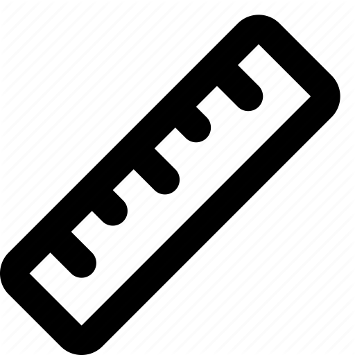 512x512 Centimeters, Inch, Measure, Measurement, Meters, Rod, Size Icon