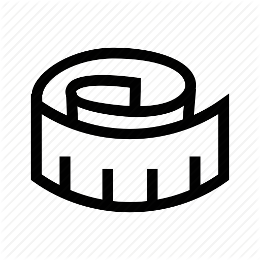 512x512 Inch, Measure, Measurement, Meter, Ruler Icon