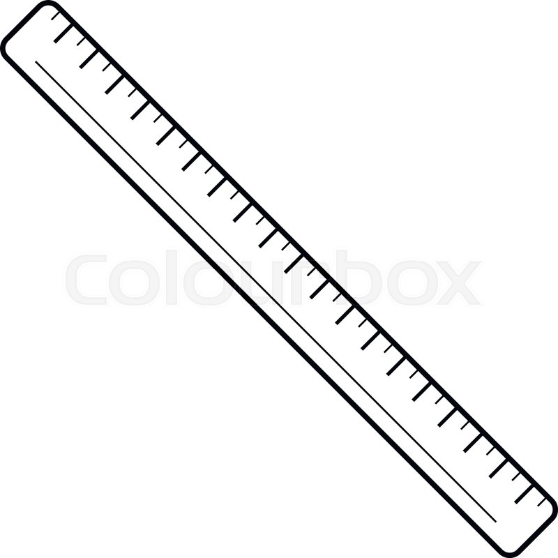 800x800 Inch Icon Outline Inch Vector Icon Stock Vector Colourbox