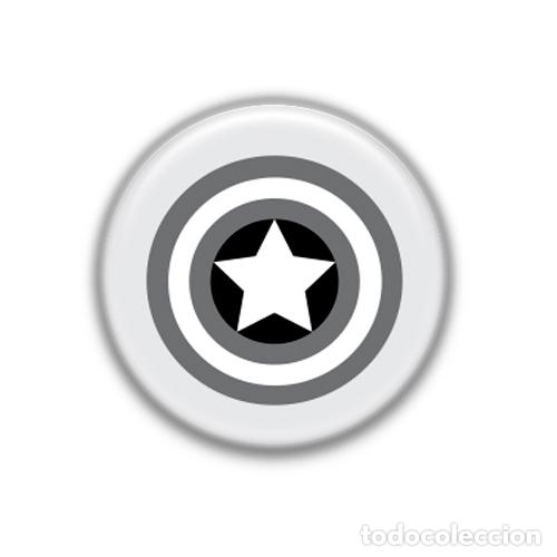 500x500 Captain America Icon Super Heroes,pin Chapa
