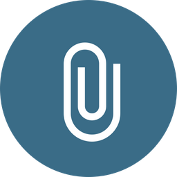 256x256 Attach Icon Of Line Style