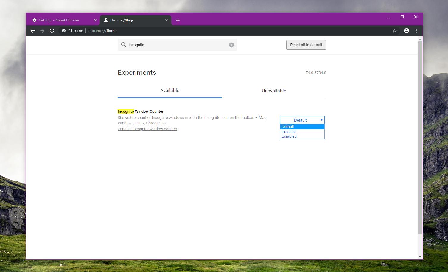 1504x913 How To Enable And Disable Incognito Windows Counter In Google Chrome