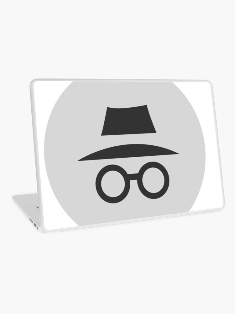 750x1000 Incognito Mode Icon Laptop Skin