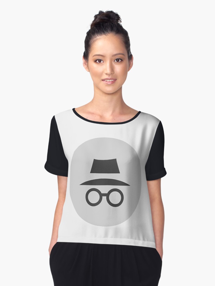 750x1000 Incognito Mode Icon Women's Chiffon Top