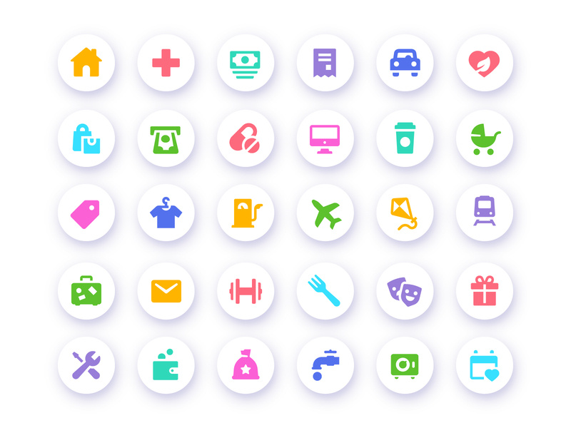 800x600 Freebies Expenses Vs Income Icons