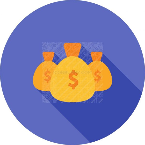 600x600 Income Flat Shadowed Icon