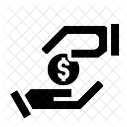 256x256 Income Icon Of Glyph Style