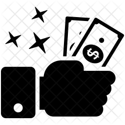 256x256 Personal Income Icon Of Glyph Style