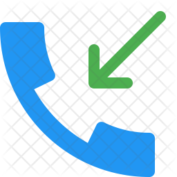 256x256 Incoming Call Icon Of Flat Style