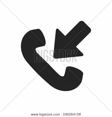 450x469 Incoming Call Icon Simple Vector Sign And Modern Symbol