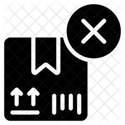 256x256 Incomplete Delivery Icon Of Glyph Style