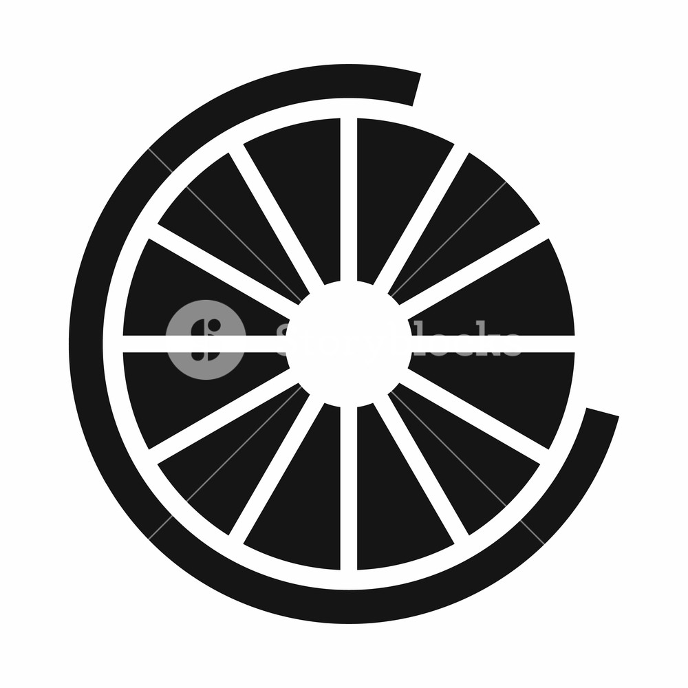 1000x1000 Sign Incomplete Download Icon In Simple Style Isolated On White