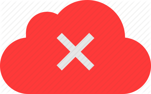 512x320 Cloud, Incomplete Icon