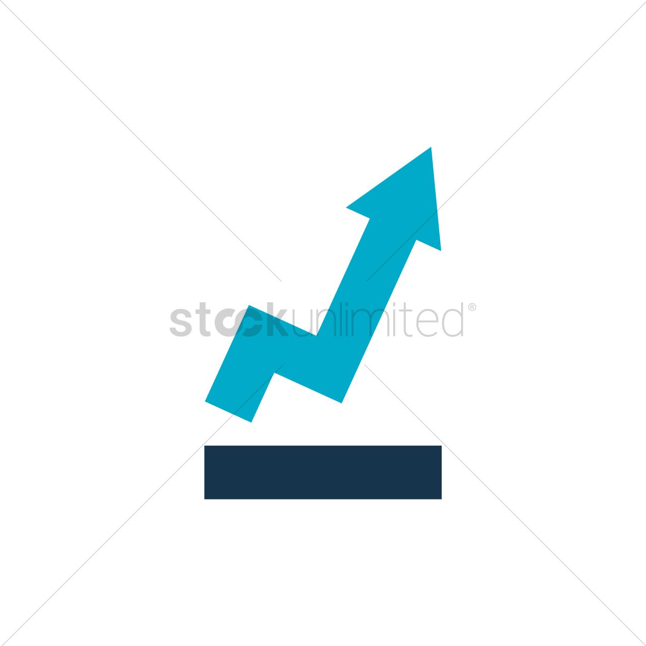 Increasing Arrow Icon Vector Image 1300x1300 Increasing Arrow Icon Vector Image