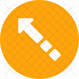 256x256 Arrow, Way, Fashion, Square, Boost, Increase Icon Of Glyph Style