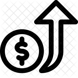 256x256 Increase Value Icon Of Line Style