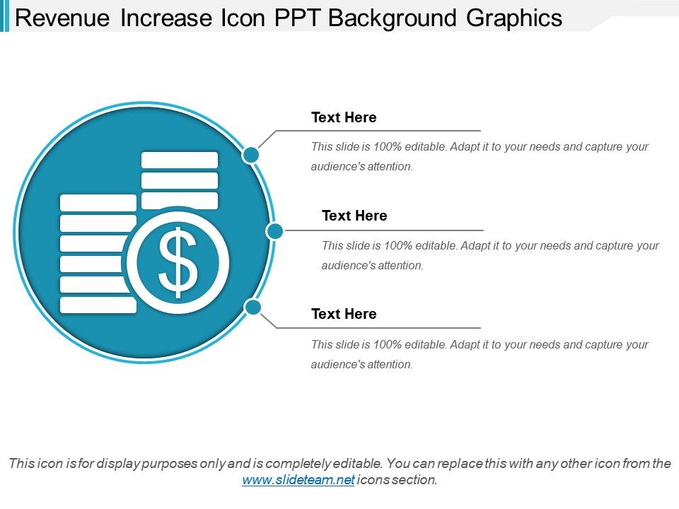 960x720 Revenue Increase Icon Ppt Background Graphics Powerpoint Slide