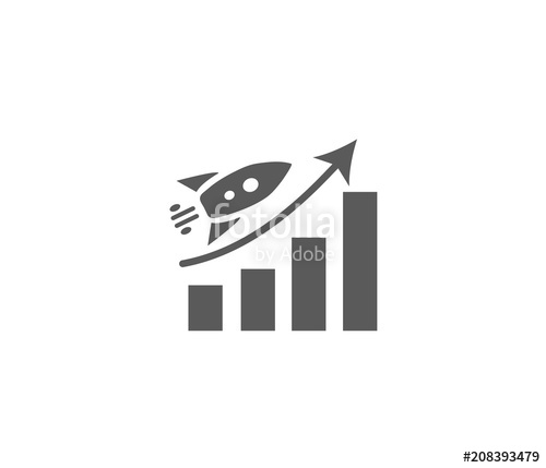 500x429 Business Revenue Increase Icon Stock Image And Royalty Free