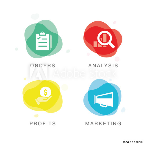 500x500 Increase Sales Icon Set