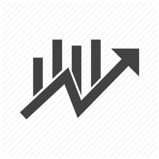 512x512 Business, Financial, Graph, Increase, Profit, Rates, Sales Icon