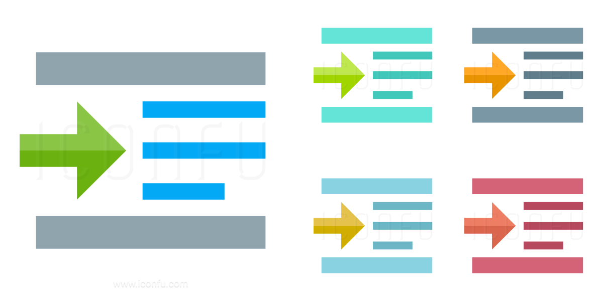 1200x600 Indent Increase Icon