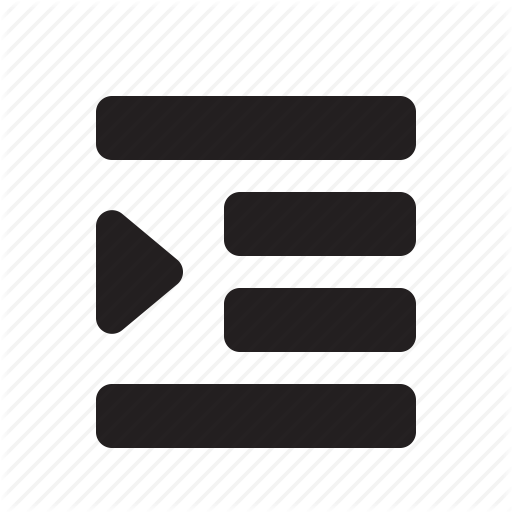 512x512 Editor, Indent Icon