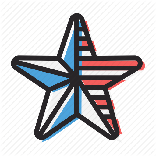 512x512 America, American, Flag, Independence Day, July Star Icon
