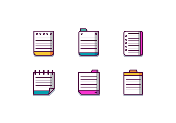 700x490 Free Index Card Vector