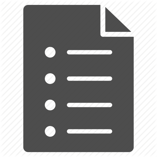 512x512 Bullet, List, Index, Inventory, Items, Register, Report Icon