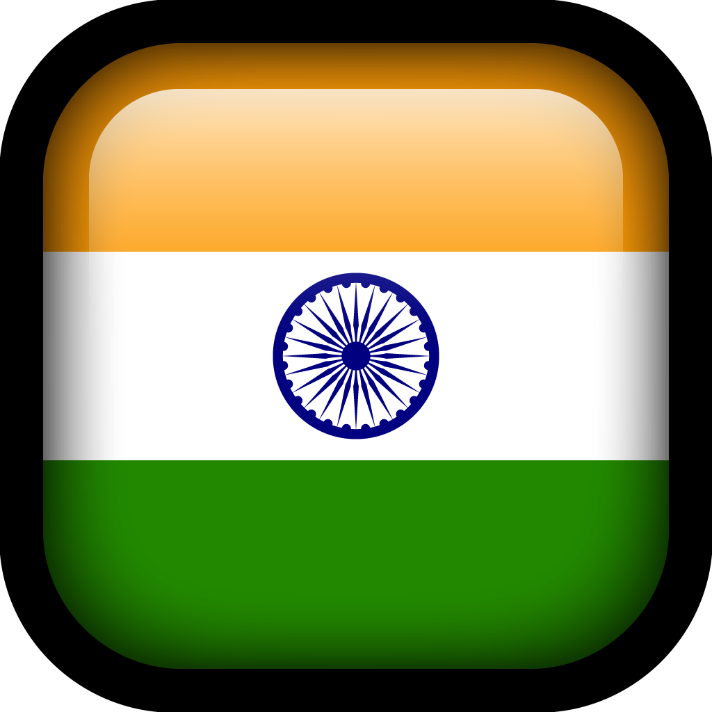 1024x1024 India Flag Icon Square Flags Iconset Hopstarter